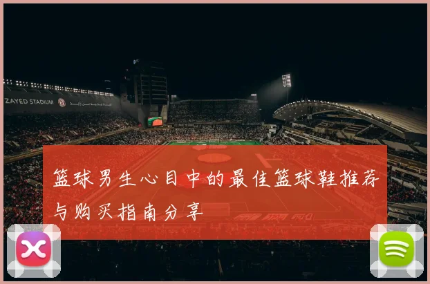 篮球男生心目中的最佳篮球鞋推荐与购买指南分享